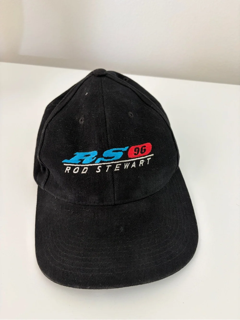 Accessories | Rod Stewart Rs 96 Concert Black Baseball Cap | Poshmark